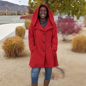 Steve Madden Tweed Trench Coat Xl 